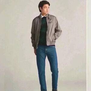 Members Only Men's Classic Iconic Racer Jacket (Slim Fit) Size 42 Medium